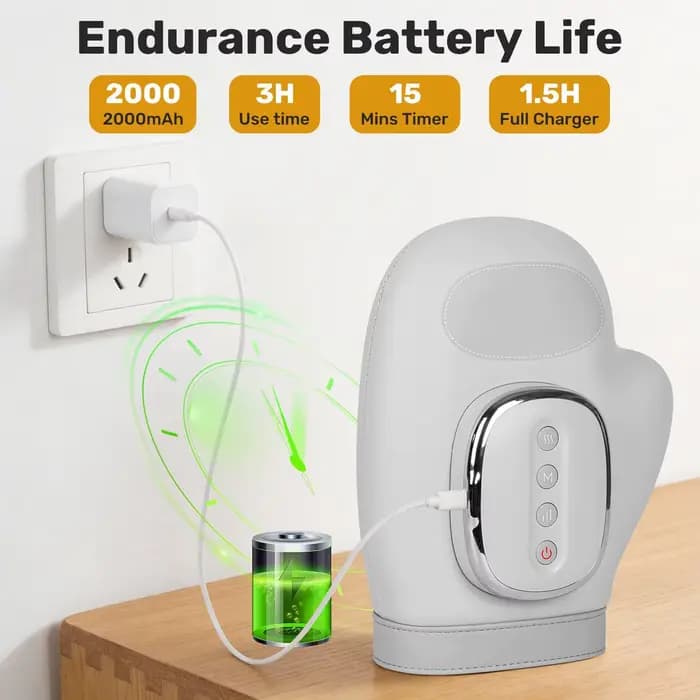 Masseur pour les mains avec 3 modes