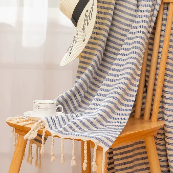 YEUZLICOTTON offre spéciale luxe rayé gland 100% coton sauna spa serviette de bain pour la maison 100*180 CM voyage