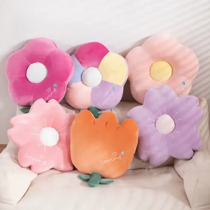 Coussin de siège de sol en peluche pour fille, tatami sans fleur, aucun pétale, 4 couleurs, décoration de chambre et de salon, baie vitrée