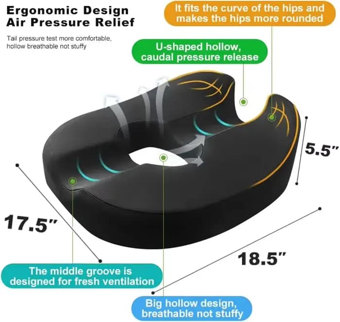Coussin de siège en coccyx