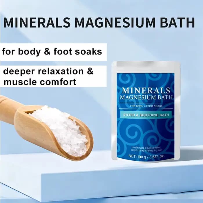 Bain au magnésium pour une relaxation et un confort plus profonds