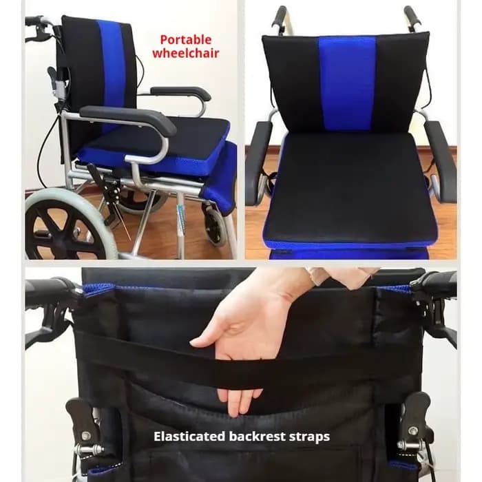 Polymères de siège de fauteuil roulant respirant, oreiller de posture de patient d'aîné, dossier de coussin, degré de glissement, universel
