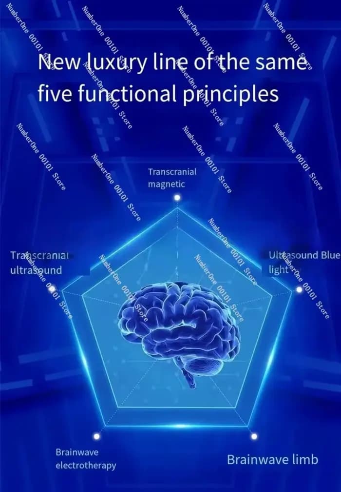 Électrique tDCS transcranique magnétique stimulation du cerveau maux de tête soulagement de la douleur thérapie