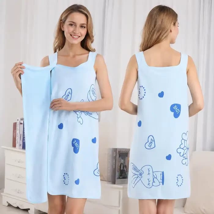 Serviette de bain enveloppante en microfibre douce et velours, peignoir, robe de plage, robe de nuit, pour spa, maison, hôtel, absorbante et portable
