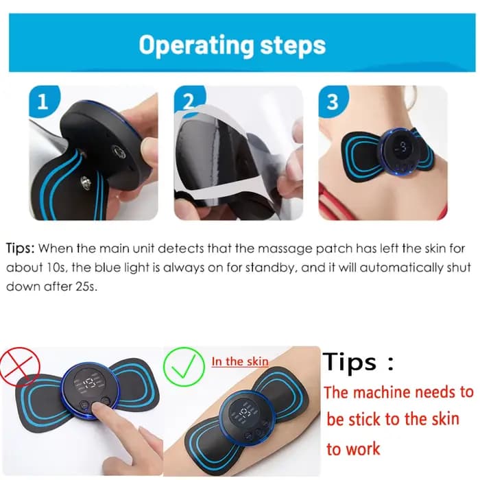 Polymères de massage électrique pour les pieds
