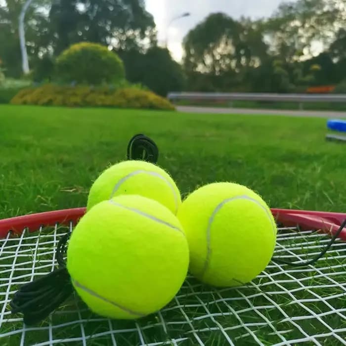 3W1/2/5 pièces Corde de base de tennis, Équipement d'entraînement de tennis, Rebondeur autodidacte, Équipement de sparring de tennis, Rebond élevé, Durable