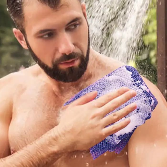 Éponges de bain réutilisables pour la douche