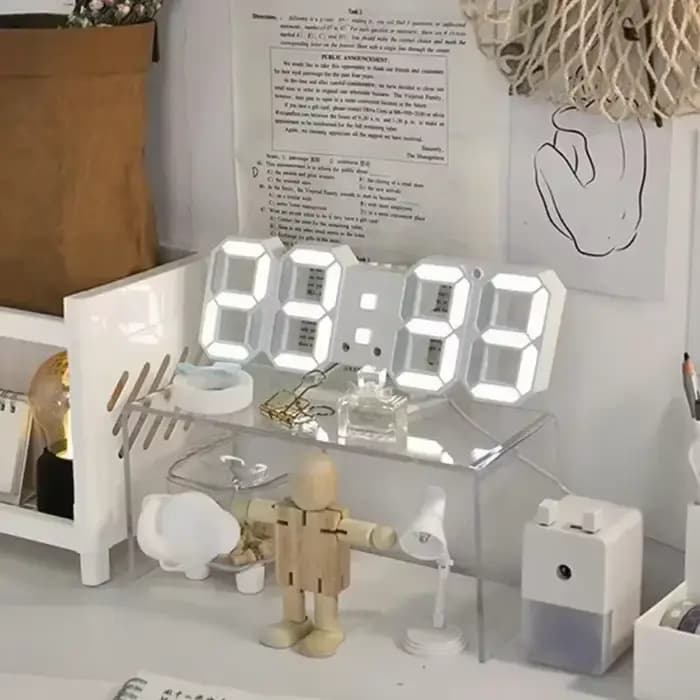Horloge murale numérique montres de bureau alarme électronique décoration de maison moderne pour décor de chambre intérieur Led horloges de Table salon