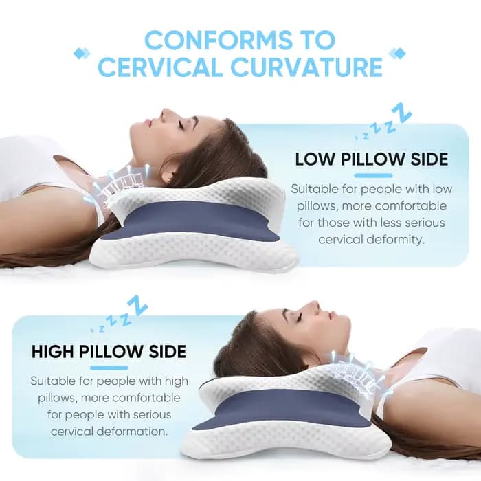 Oreiller cervical en mousse à mémoire de forme