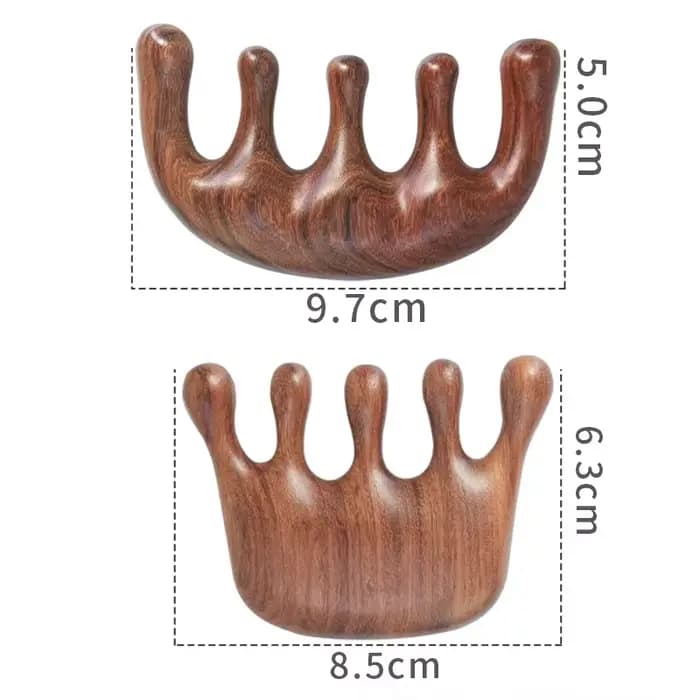 Masseur de tête en bois de santal