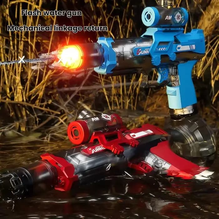 Pistolet à eau électrique automatique, grande capacité, tir par impulsions, tir continu à haute vitesse