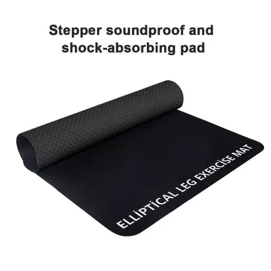 Tapis de Machine d'exercice de jambe d'ellipse, tapis elliptique sous le bureau, tapis de sol souple pour pas à pas, améliore la stabilité pour les équipements d'exercice