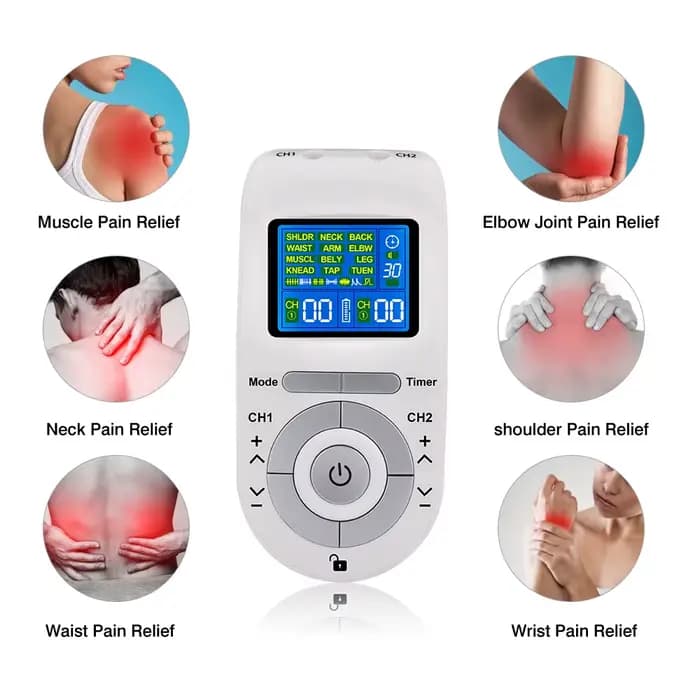 Nouveau stimulateur musculaire électrique Tens Ems Acupuncture visage corps masseur thérapie numérique Herald outil de Massage électrostimulateur