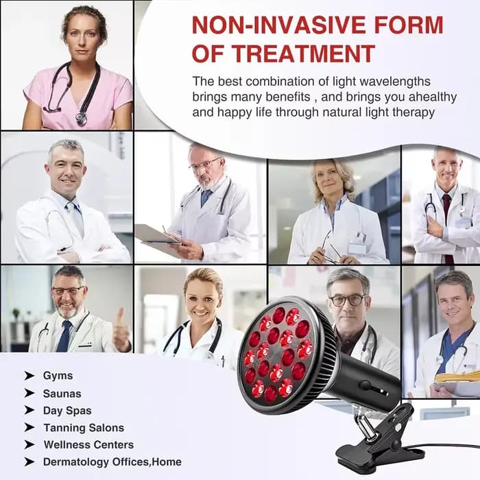 Lampe de luminothérapie rouge pour le visage, dispositif de luminothérapie infrarouge pour les articulations musculaires, outils de santé de la peau des instituts oto, 54W, 660nm, 850nm