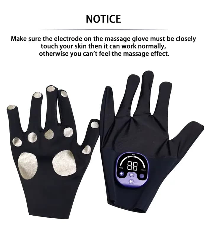 Gants de massage EMS épais pour la récupération musculaire