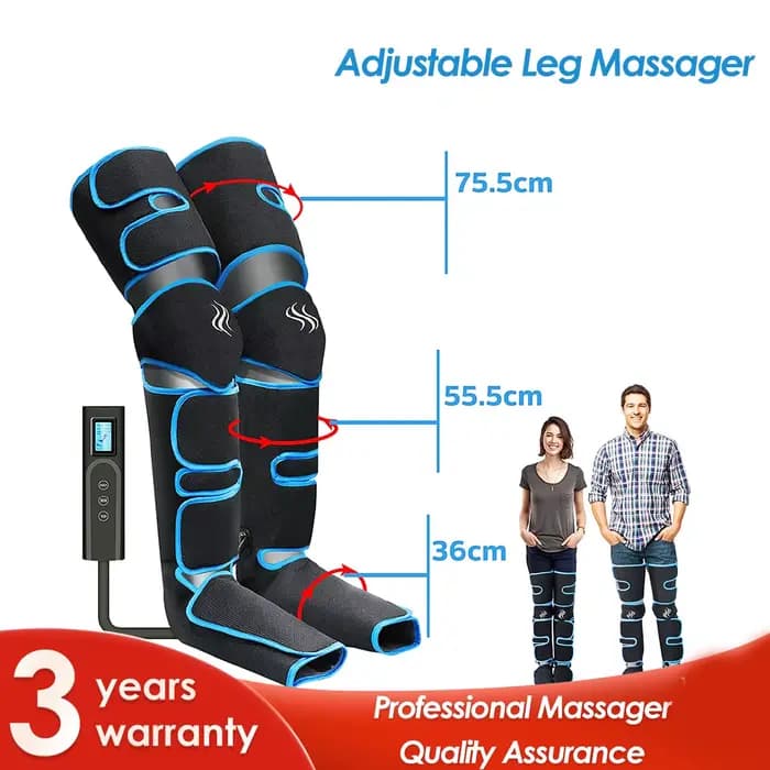 Le masseur de jambes à pression d'air pour les pieds favorise la circulation sanguine