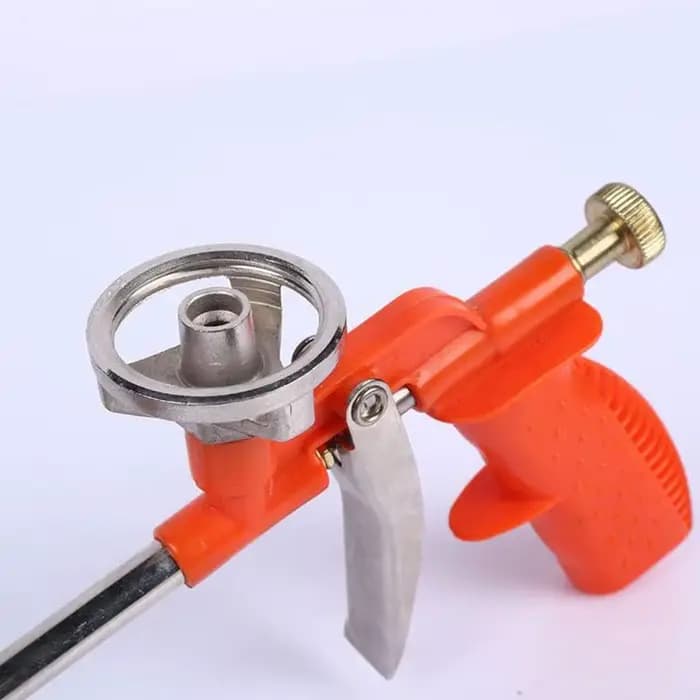 Pistolet pulvérisateur à mousse expansive, pistolet à colle mousseuse, pulvérisateur à gâchette en métal pour polyuréthane, outil de calfeutrage et d'étanchéité pour la rénovation de la maison