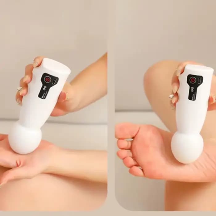 Mini masseur électrique portable, rechargeable par USB avec 4 réglages de vitesse, polyvalent pour le corps, le dos, le cou, les jambes et la taille