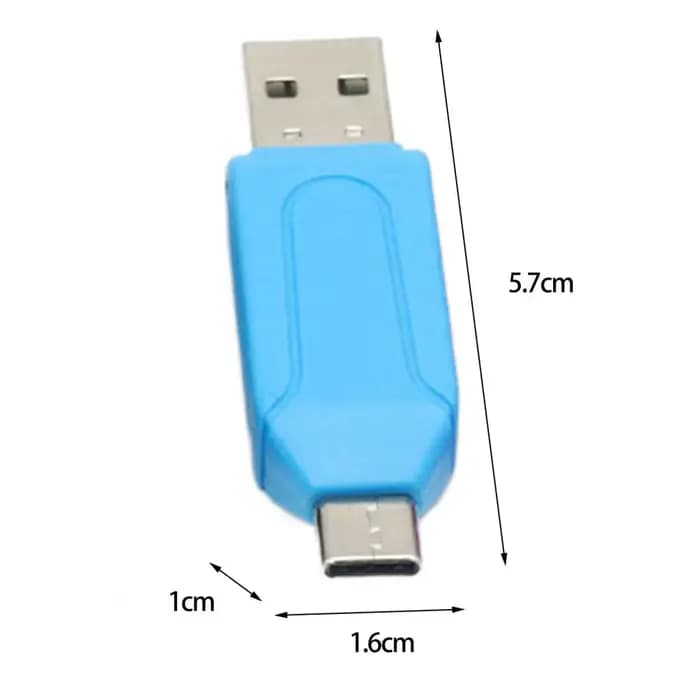 Lecteur de carte mémoire compact et léger pour téléphone, stockage Flash TF USB, lecteur de carte mémoire Plug Play, multi-systèmes pour ordinateur portable