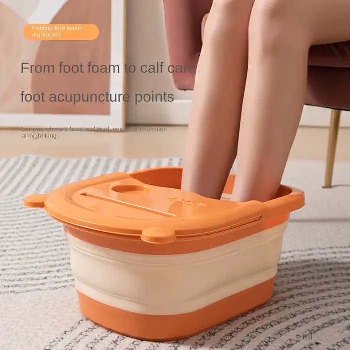 1 pièce Grande Baignoire Pliable pour Spa des Pieds