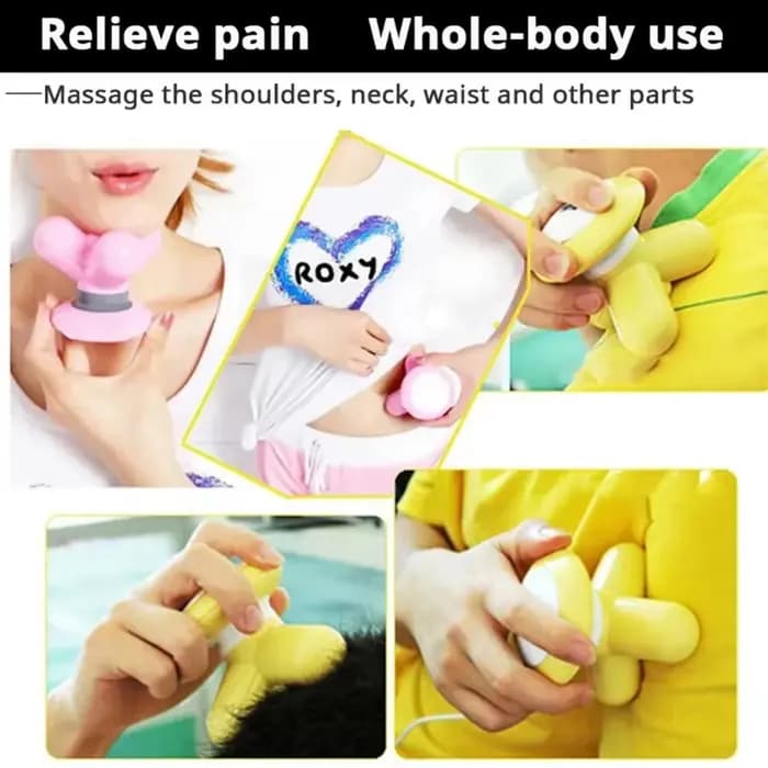 Mini appareil de massage électrique vibrant portatif pour usage domestique