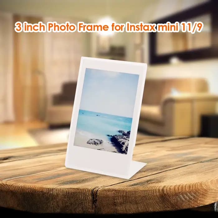 Mini cadre photo transparent pour films instantanés, support photo pour appareil photo instantané Fujifilm Instax Mini 11/9