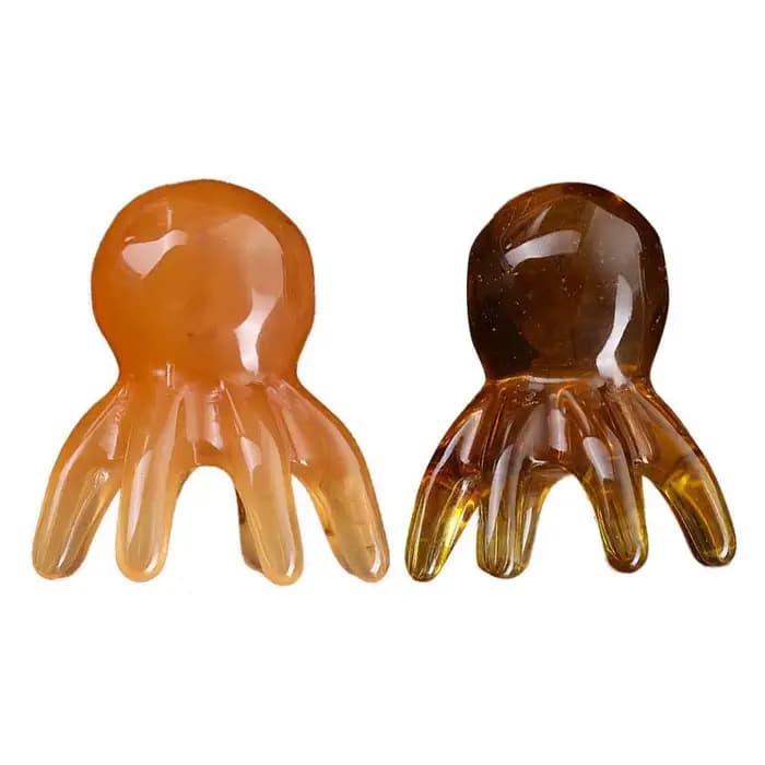 Tête de poulpe ergonomique en résine Gua Sha
