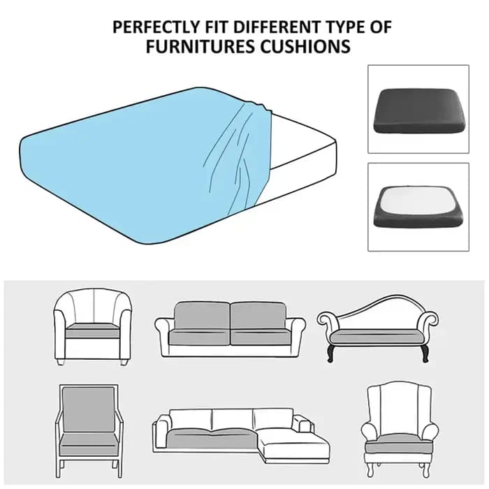 Housse de canapé élastique pour salon, housse de siège de canapé solide en Jacquard, gris, lavable, housse de coussin de siège, protection de meubles sectionnelle