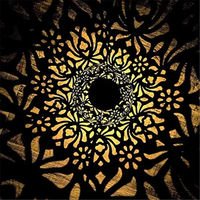 Lumière solaire extérieure imperméable à l'eau, motif tournesol, pour éclairage décoratif de nuit sur les allées, pelouses, jardins et patios
