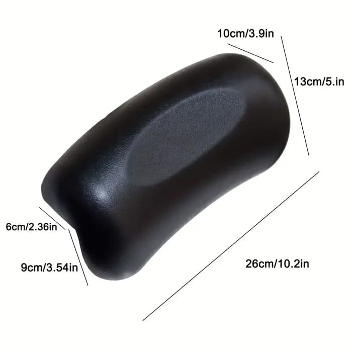 Oreiller de baignoire de luxe – Support doux pour le cou et le dos – Ventouses antidérapantes – Séchage rapide – Accessoires de bain spa