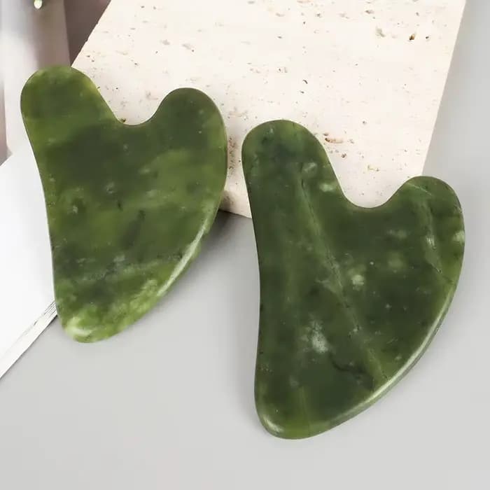 Outil de massage Gua Sha en jade Xiuyan