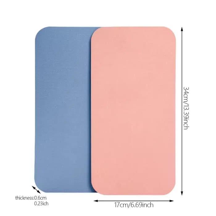 2 pièces exercice de Fitness tapis de Yoga Mini doux antidérapant