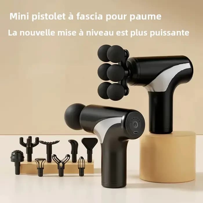 Pistolet de massage électrique à 10 têtes pour la relaxation corporelle