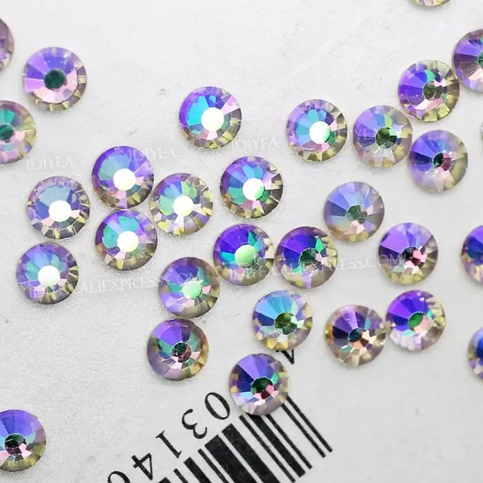 Paradise Shine – strass à ongles en pierre de cristal, pour bricolage, manucure, art 3d, paillettes de mariage, vêtement