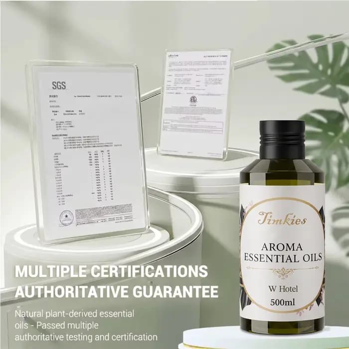 Huile essentielle de 500 ml pour diffuseur, collection hôtelière, purificateur d'air, huiles d'aromathérapie, diffuseur de luxe pour le bureau et la maison