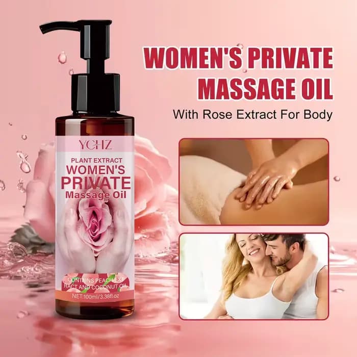 Huile de massage intime pour femmes - Parfum longue durée