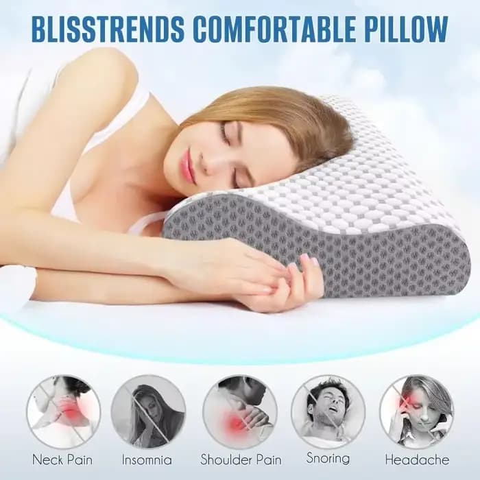 Oreiller cervical en mousse à mémoire de forme pour dormir
