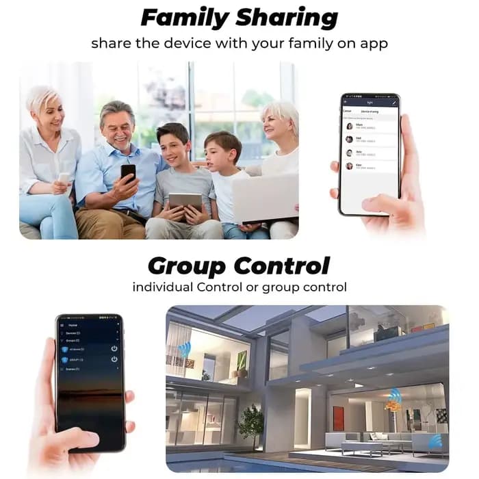 Module de relais intelligent pour la domotique WIFI, compatible avec l'application Tuya, Alexa, minuterie, application Smartlife, télécommande sans fil.