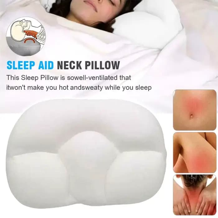 Oreiller de sommeil rond en mousse à mémoire de forme