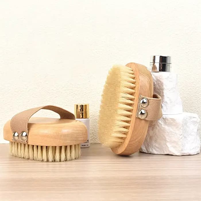 Brosse corporelle en bois pour SPA