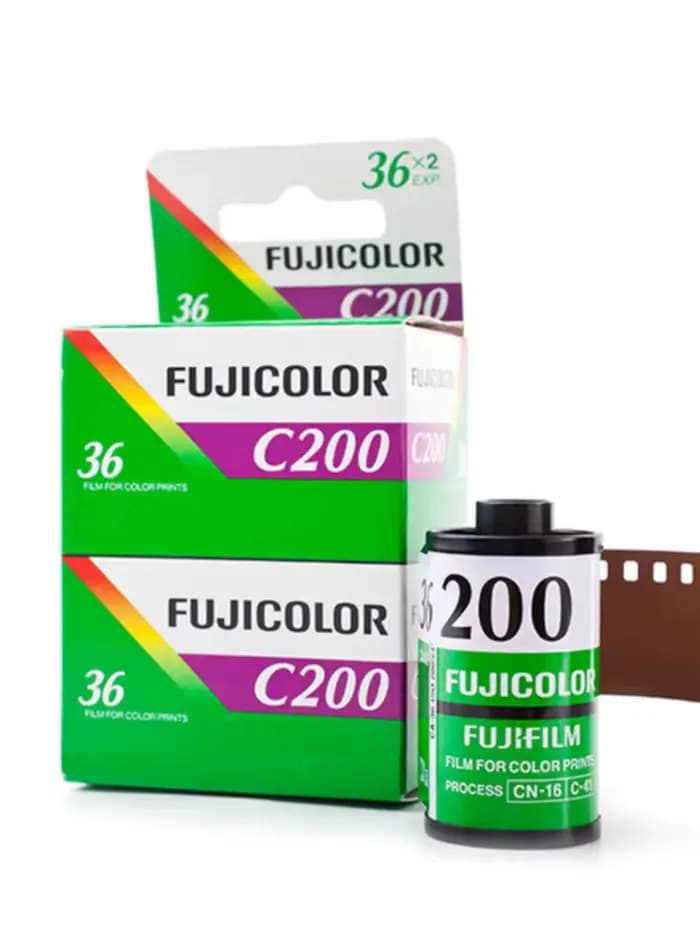 Pour appareil photo Format 135 H35/M38/M35/H35N Film 1/3/5/10 rouleaux Fujifilm Fujicolor 200 couleur 35mm Film Fujifilm 36 Exp par rouleau