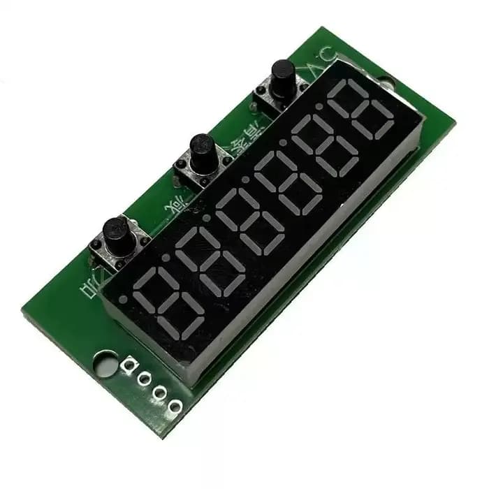 Module de compteur numérique Compact à 6 chiffres, compteur numérique rouge 0 à 999999 avec fonction de mémoire, 1/3/5 pièces