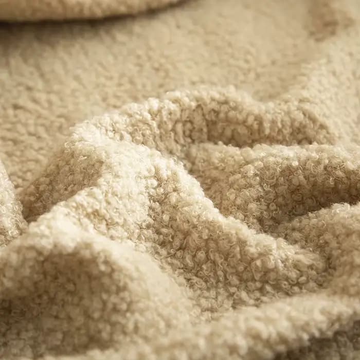 Housse de coussin de siège en peluche avec tissu polaire Teddy ultra doux, extensible et épais – Résistant aux animaux de compagnie, résistant aux taches, facile à installer, facile à laver