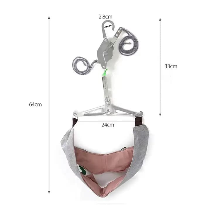 Kit de dispositif de traction cervicale sur la porte