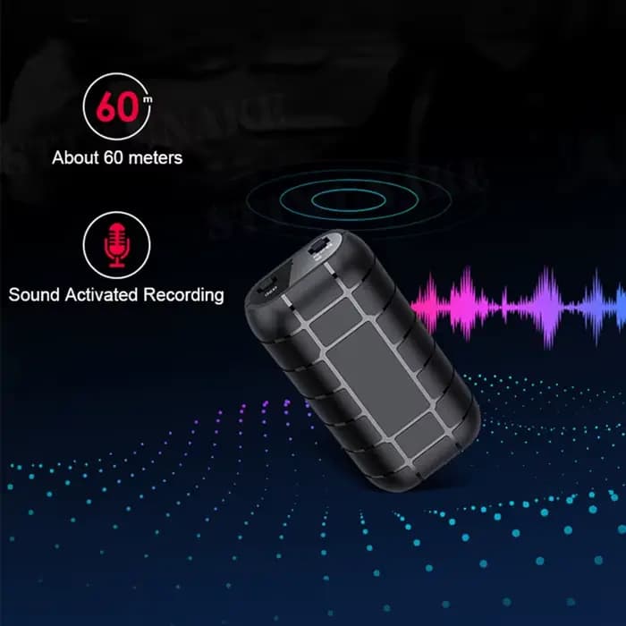 Mini enregistreur à commande vocale, appareil d'enregistrement numérique, dictaphone sonore professionnel, micro audio portable, petit appareil, 500 heures