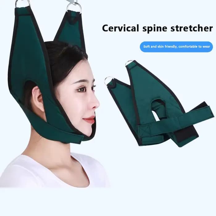 Dispositif de traction cervicale civière de cou réglable pour une utilisation chiropratique et un soulagement de la douleur au cou associée à l'utsteochondrose