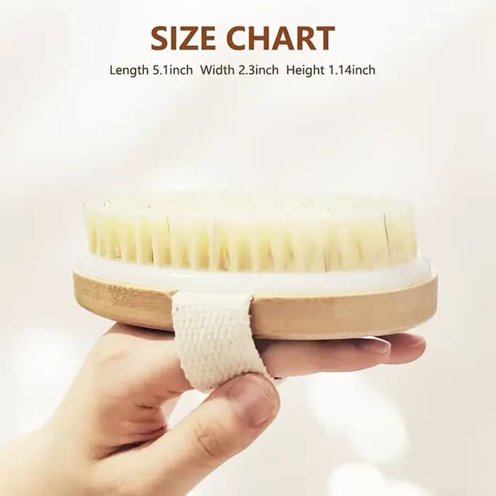 Brosse de massage corporelle SPA douce pour peaux sèches et humides