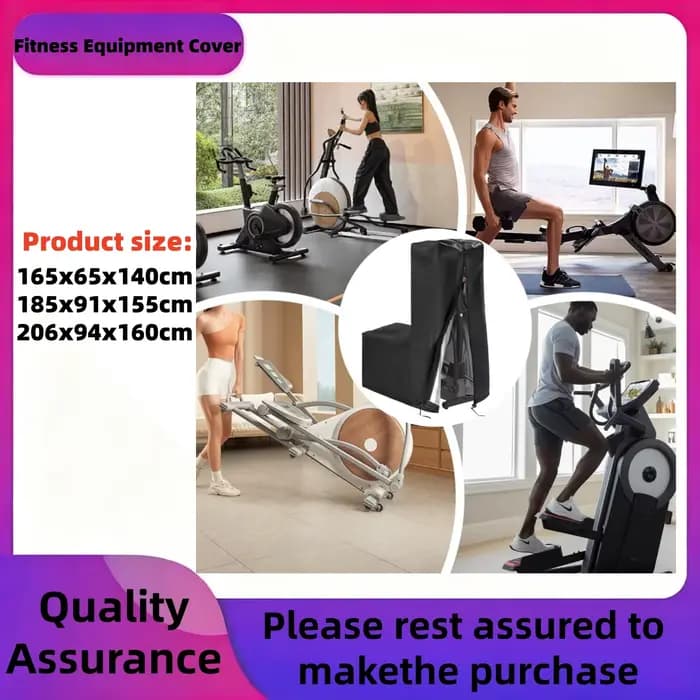 Housse de protection pour appareil elliptique d'exercice, pour usage intérieur et extérieur, housse de protection pour appareil elliptique de fitness à domicile, imperméable et anti-poussière
