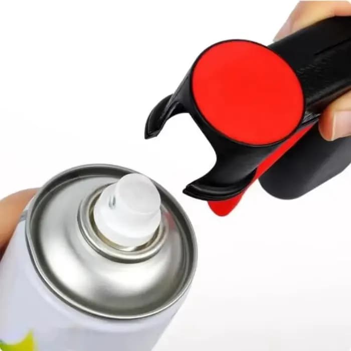 Adaptateur de pistolet de pulvérisation de peinture de polissage, poignée de déclenchement d'aérosol instantanée avec verrouillage à poignée complète, outil universel d'entretien de voiture