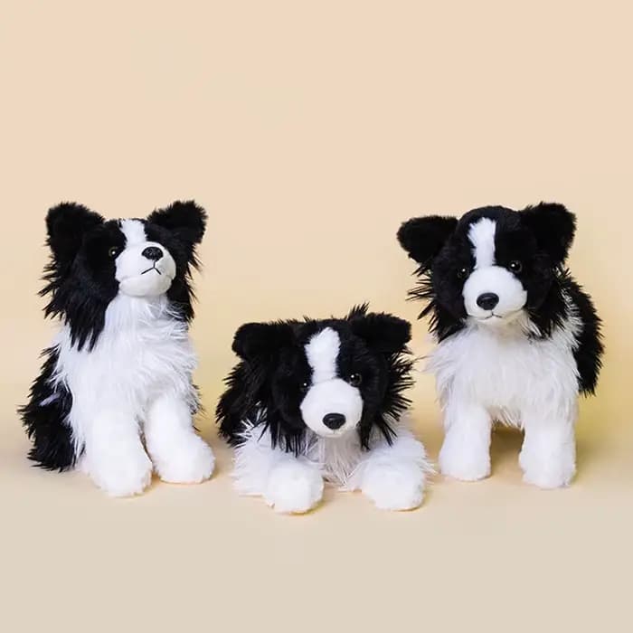 Peluche chien bouledogue français, Border Collie, Chihuahua, 22cm, mignon, Kawaii, joli cadeau d'anniversaire pour enfants, 1 pièce